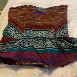 Colorful print tube top
